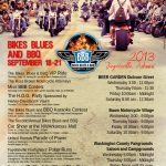 Bikes Blues and BBQ Schedule of Events