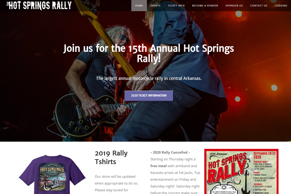 The Hot Springs Motorcycle Rally